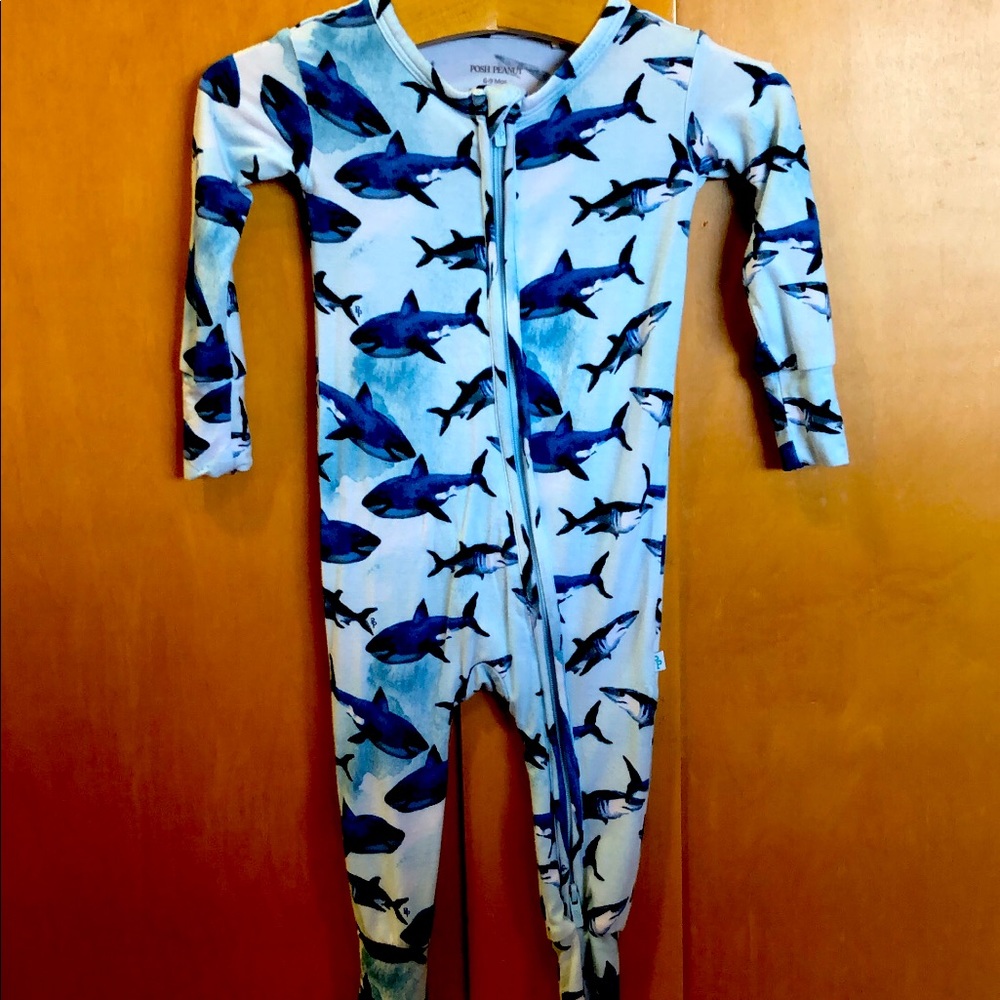 Posh Peanut Boys Shark Onsie